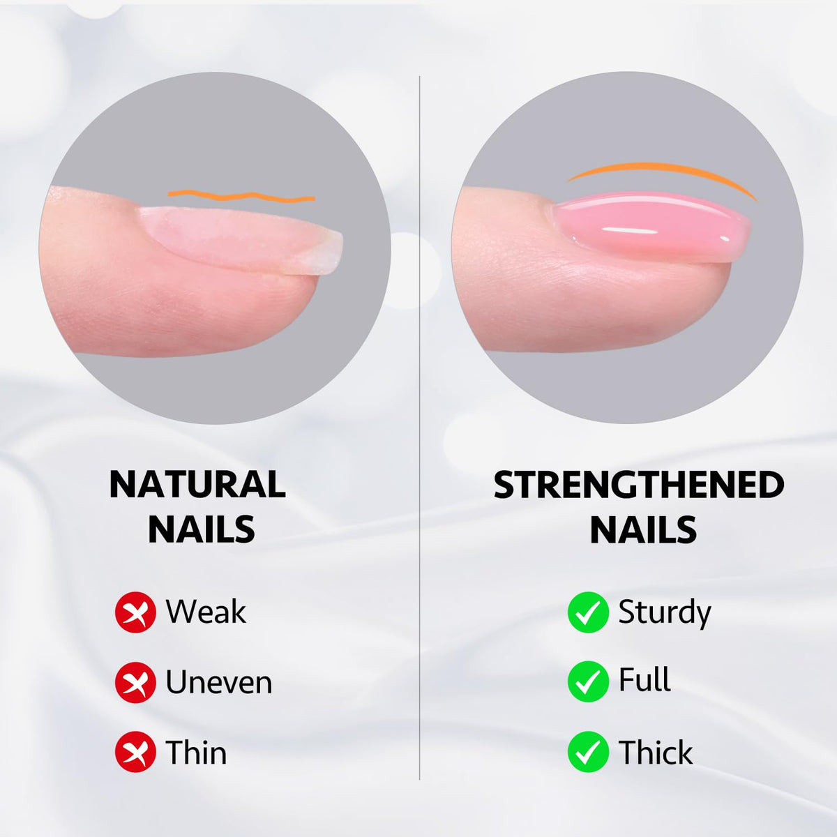 GAOY Builder Gel for Nails 16ml pink bottle side view