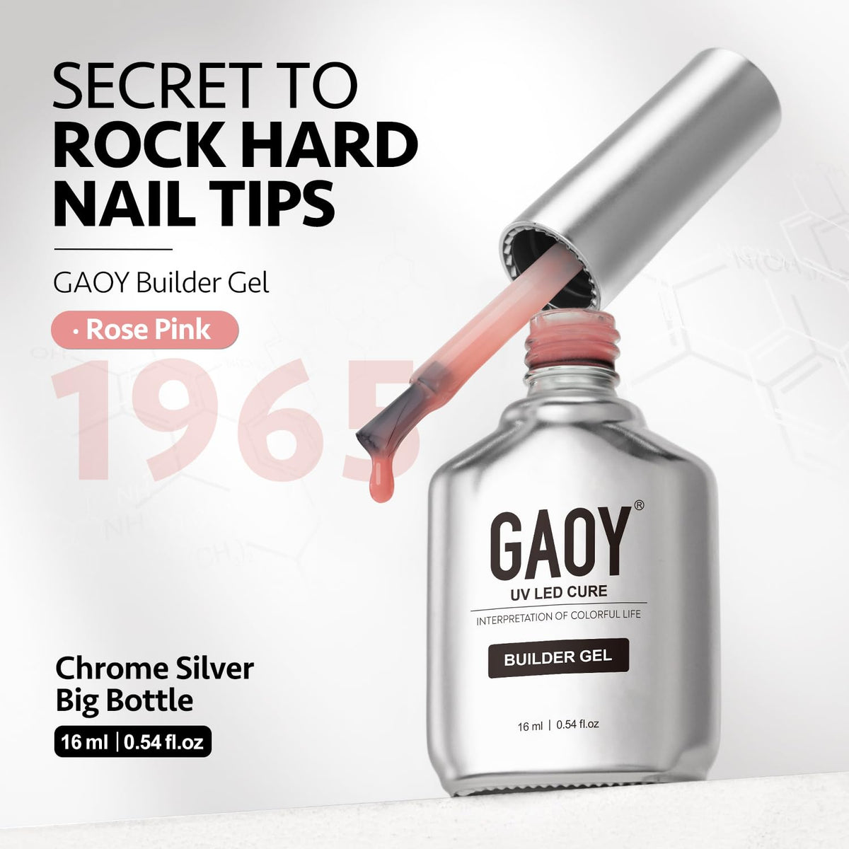 GAOY Builder Gel for Nails 16ml with accessories