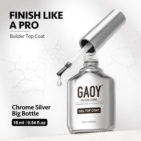GAOY Builder Top Coat Gel 16ml with nail polish accessories