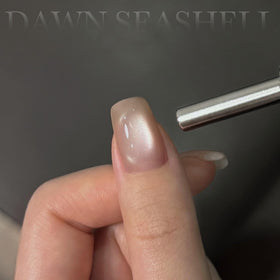GAOY Cat Eye Gel Nail Polish applied on nails with holographic shine