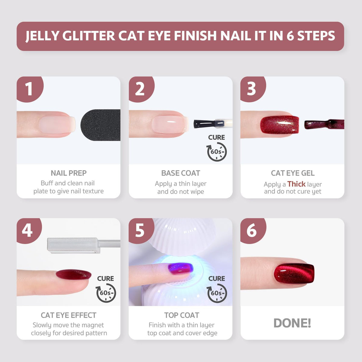 GAOY Cat Eye magnet for nail art designs
