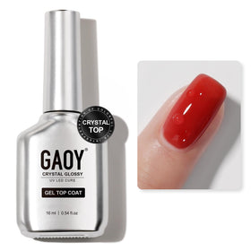 GAOY Crystal Glossy Gel Top Coat 16ml front view