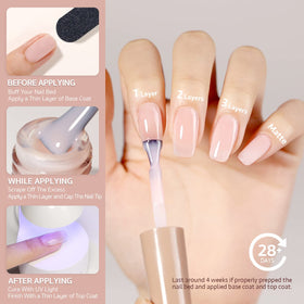GAOY gel nail polish bottle with UV lamp