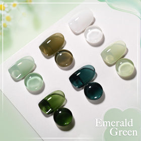 GAOY gel nail polish colours on a nail art display