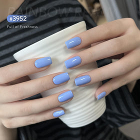 GAOY gel nail polish set including glossy and matte top coats