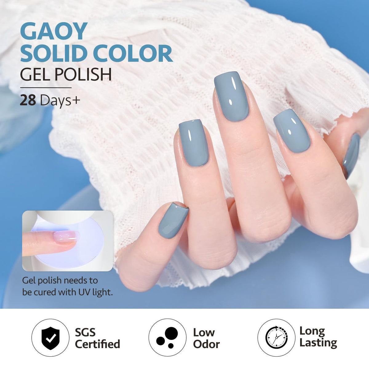 GAOY gel nail polish set packaging display