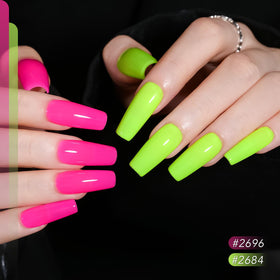 GAOY Gel Nail Polish Set packaging with 39 neon shades