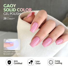 GAOY gel nail polish set with UV LED lamp