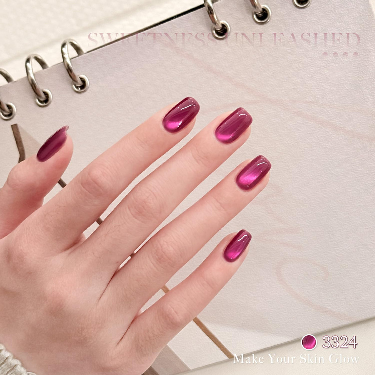 GAOY gel polish set displayed on a nail art table