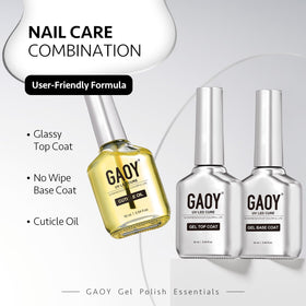GAOY Gel Top Coat curing under UV light