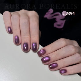 GAOY Glitter Cat Eye Gel Nail Polish application scene
