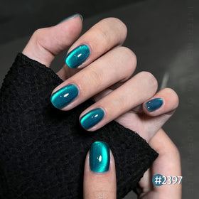 GAOY Glitter Cat Eye Gel Nail Polish with magnet for design