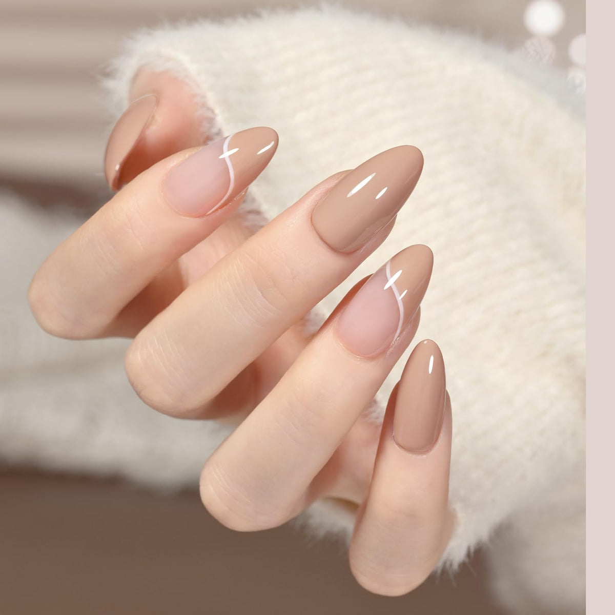 GAOY Grey Nude Gel Nail Polish set packaging
