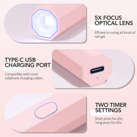 GAOY Handheld UV Light back view