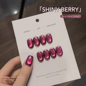GAOY Hot Pink Cat Eye Gel Polish with magnet included