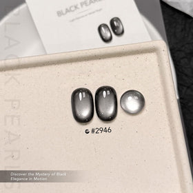 GAOY Jelly Black Cat Eye Gel Nail Polish 16ml applied on nails
