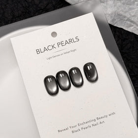 GAOY Jelly Black Cat Eye Gel Nail Polish 16ml with cat eye magnet