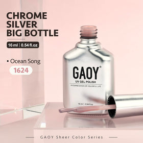 GAOY Jelly Nude Gel Nail Polish 16ml sheer rose pink with nail art tools