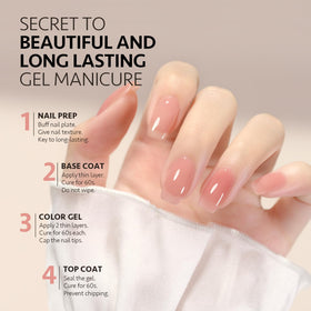 GAOY Jelly Nude Gel Nail Polish packaging details