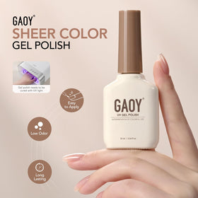 GAOY Jelly Nude Gel Nail Polish packaging details