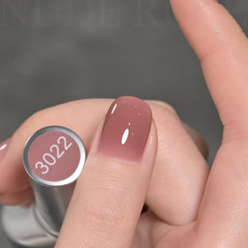 GAOY Jelly Nude Pink Gel Nail Polish 16ml bottle side view