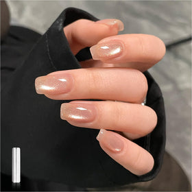 GAOY Jelly Pink Cat Eye Gel Nail Polish 16ml front view