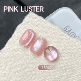 GAOY Jelly Pink Cat Eye Gel Nail Polish with cat eye magnet