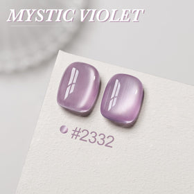 GAOY Jelly Purple Cat Eye Gel Nail Polish 16ml bottle side view