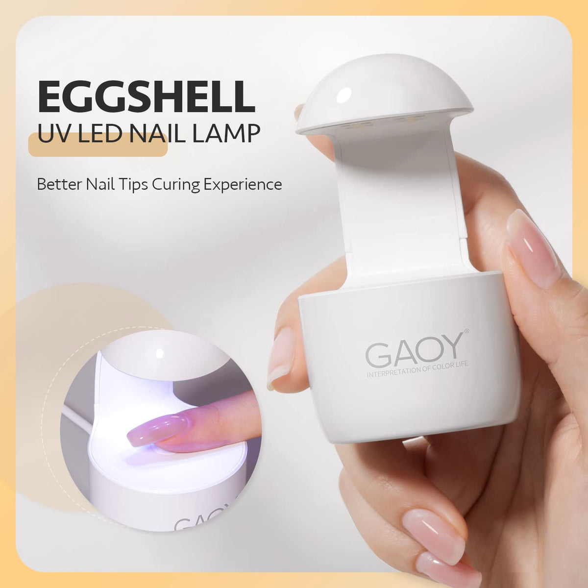 GAOY Mini UV Light compact design side view