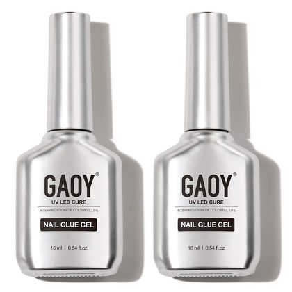 GAOY Nail Glue Gel 16ml front view with clear bottle