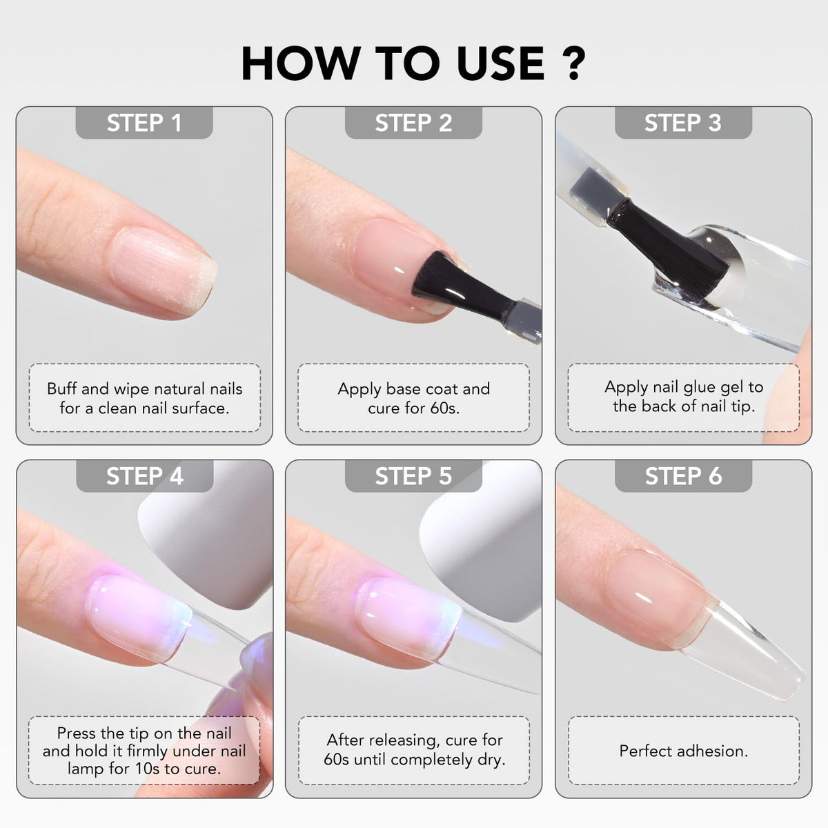GAOY Nail Glue Gel 16ml packaging and applicator