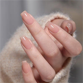 GAOY Nude Jelly Gel Nail Polish 16ml Natural Pink front view