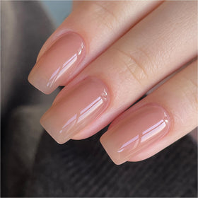 GAOY Nude Jelly Gel Nail Polish 16ml Peachy Beige front view