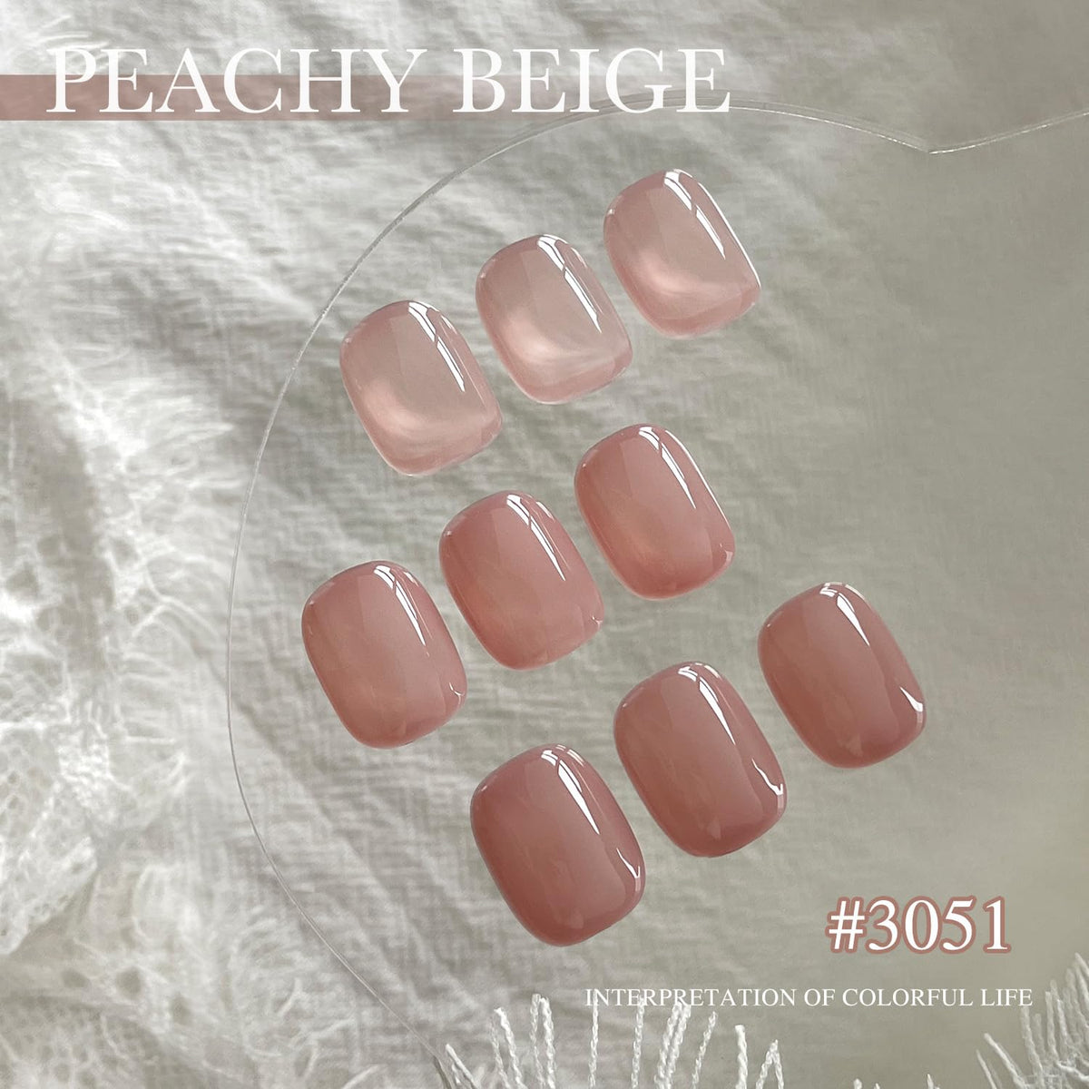 GAOY Nude Jelly Gel Nail Polish 16ml with UV lamp