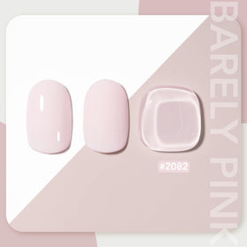 GAOY Pink Gel Nail Polish 16ml bottle side view