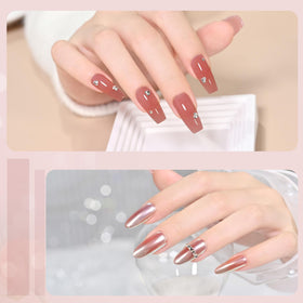 GAOY poly gel on a nail extension