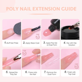 GAOY Poly Gel packaging with product details