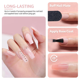 GAOY Poly Gel used in nail extension process