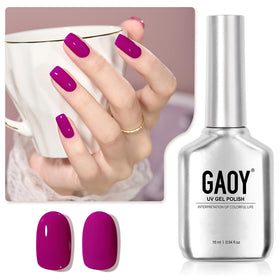 GAOY Purple Gel Nail Polish 16ml front view