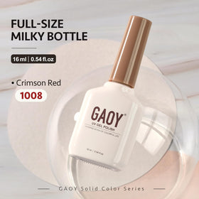GAOY Red Gel Nail Polish packaging display