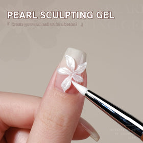 GAOY sculpting gel applied on nails