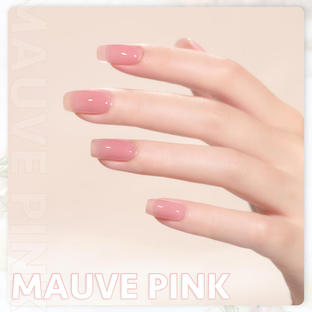 GAOY Sheer Maroon Gel Nail Polish application on nails