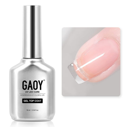 GAOY Top Coat for Gel Nail Polish 16ml front view
