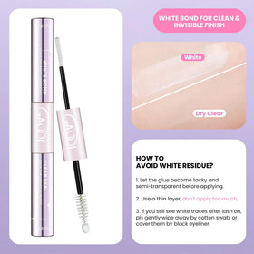 GAQQI Lash Bond and Seal 10ml with applicator tip
