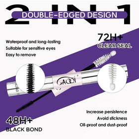 GAQQI Lash Bond and Seal + Remover Set showing dual-ended design