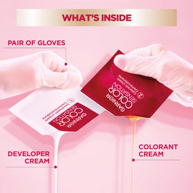 Garnier Color Sensation hair dye results on hair
