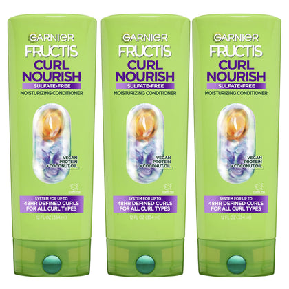 Garnier Curl Nourish Moisturising Conditioner 12 Fl Oz front view