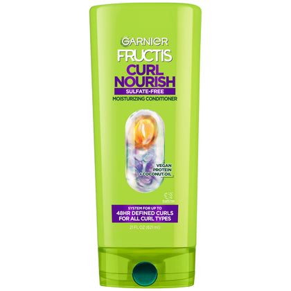 Garnier Curl Nourish Moisturising Conditioner 21 Fl Oz front view