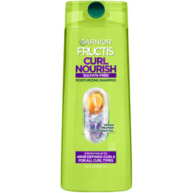 Garnier Curl Nourish Moisturizing Shampoo 22 Fl Oz front view