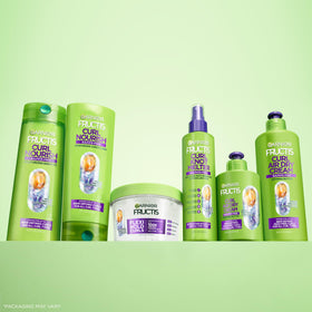 Garnier Curl Nourish Shampoo close-up of ingredients